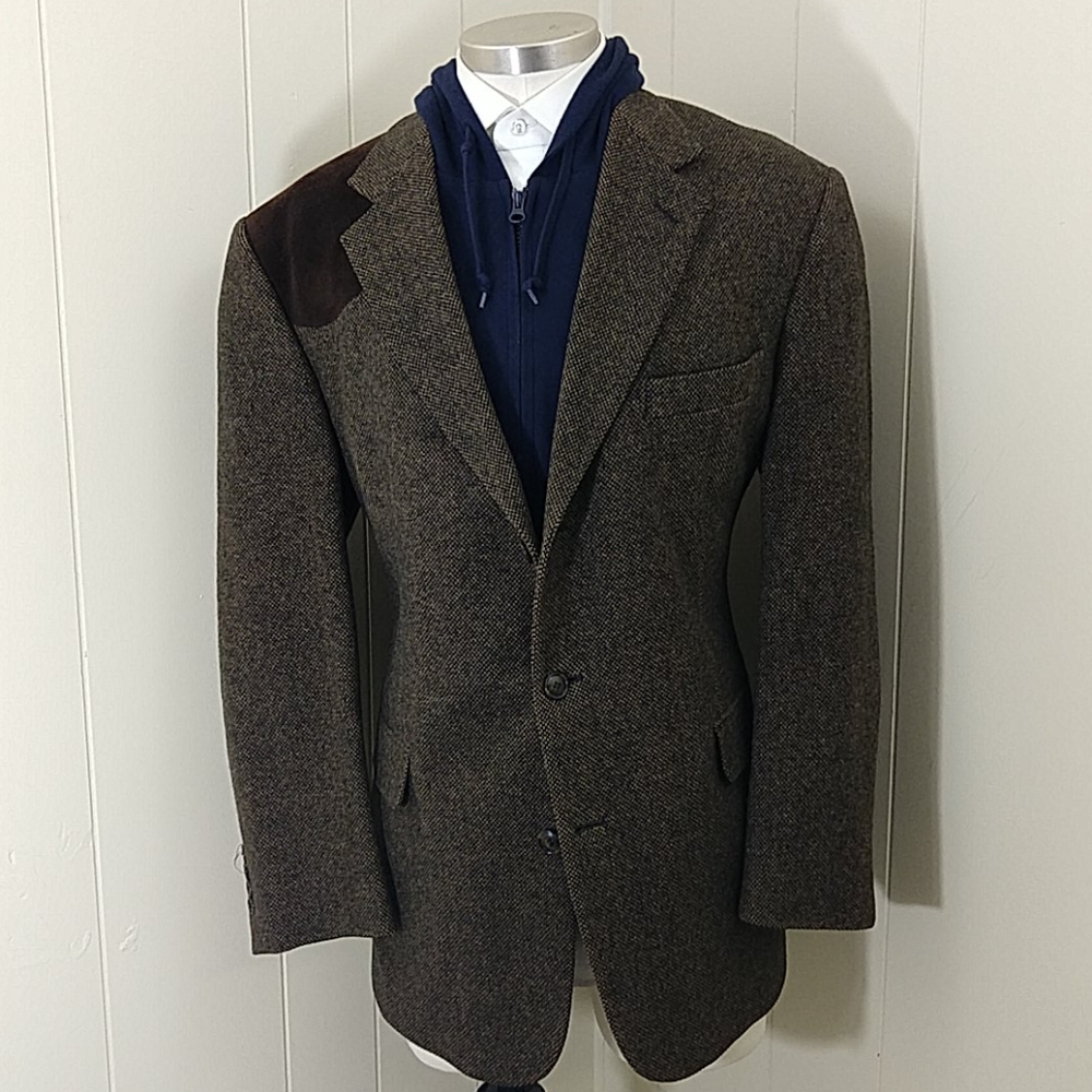 Hunting Lambswool Chocolate Chip Tweed